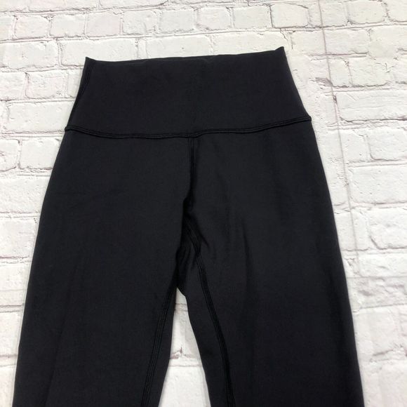 Lululemon Wunder Under Crop High Rise Tight Yoga Leggings Size 4 Black B202 -1 - Picture 11 of 15